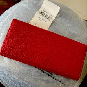 Longchamp Le Foulonné Long Leather Continental Wallet